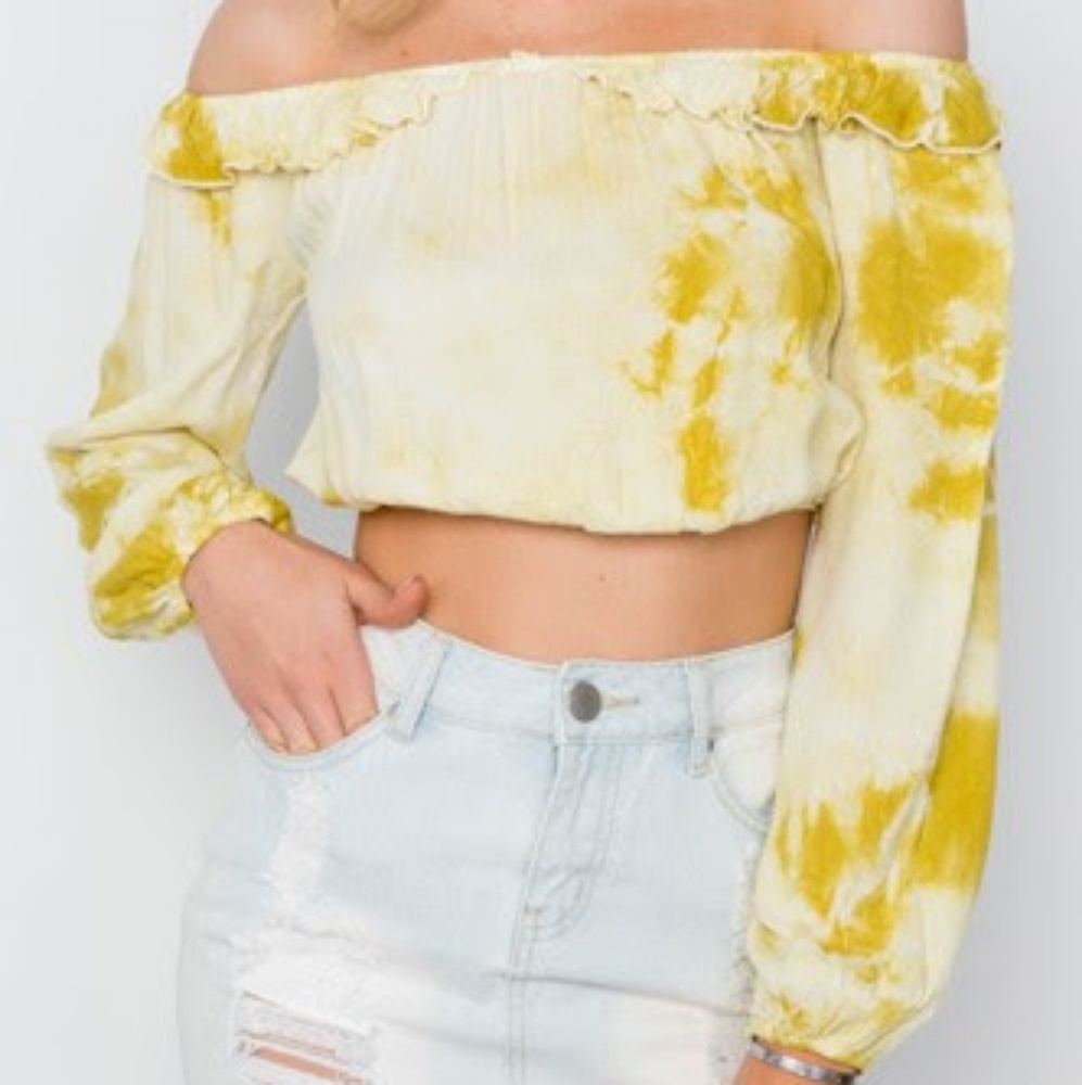 Tie dye crop top